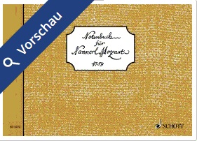 Notenbuch für Nannerl - hier klicken Notenbuch für Nannerl - hier klicken