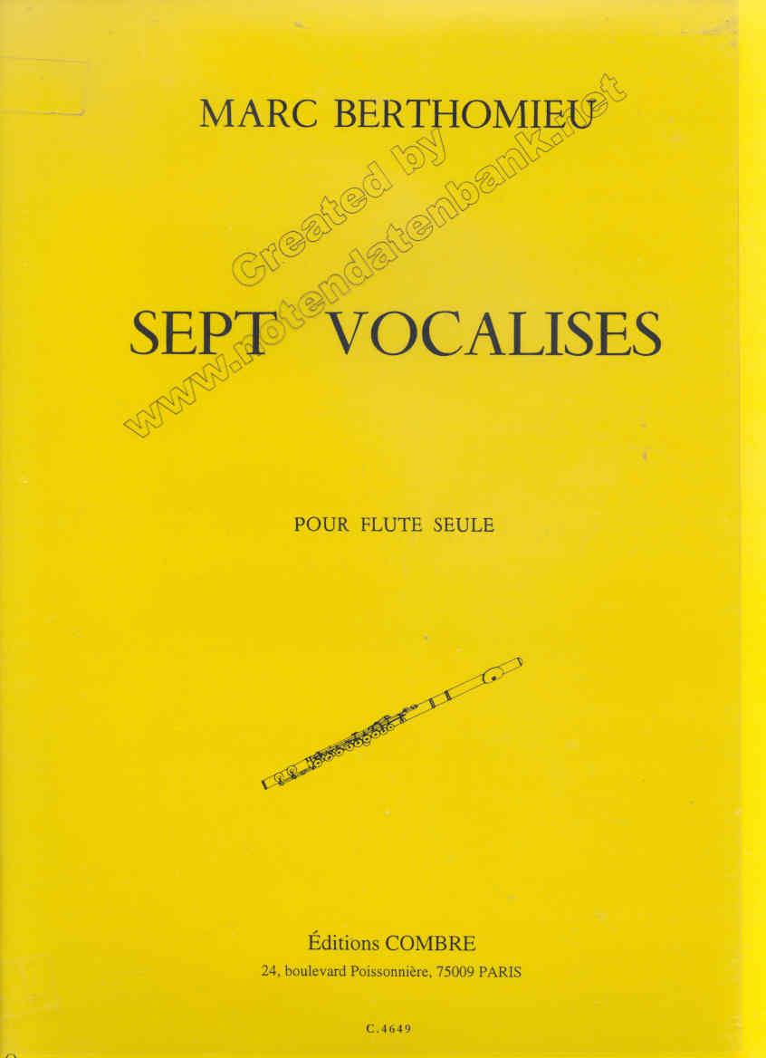 Sept Vocalises - hier klicken