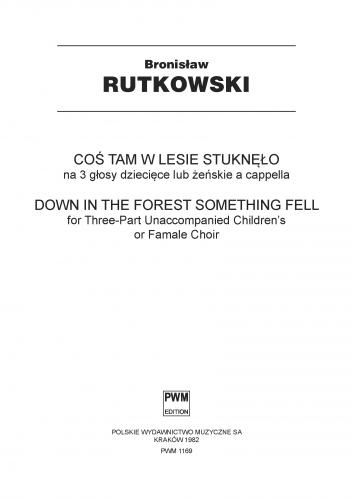 Down in the Forest Something Fell - hier klicken Down in the Forest Something Fell - hier klicken