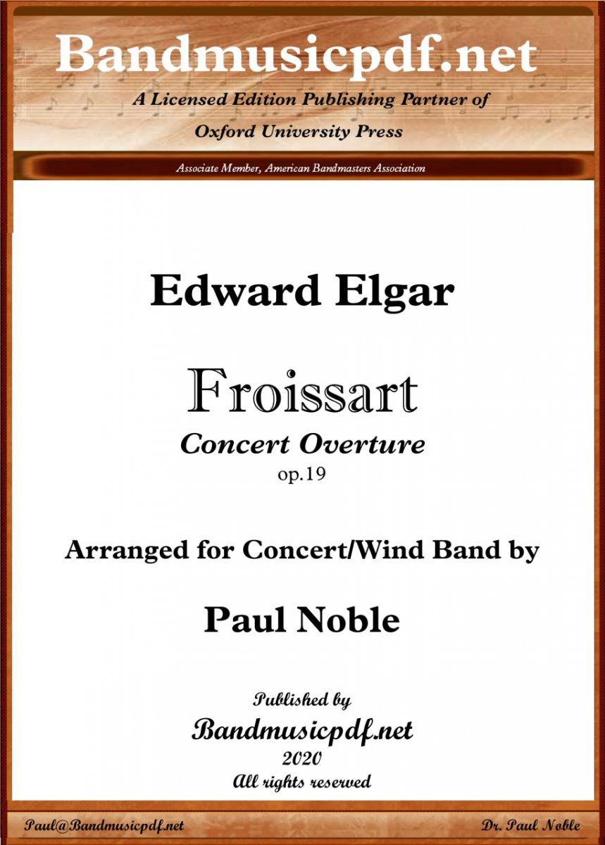 Froissart (Concert Overture - 1890) - hier klicken Froissart (Concert Overture - 1890) - hier klicken
