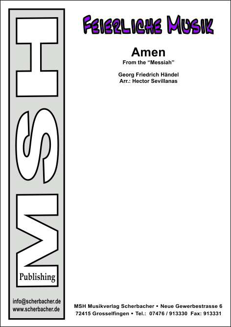 Amen (aus 'Messiah') - hier klicken Amen (aus 'Messiah') - hier klicken