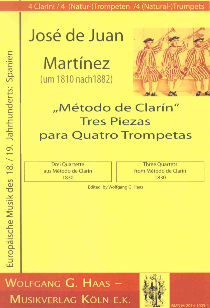 M�todo de Clar�n: Tres Piezas para Quatro Trompetas - hier klicken