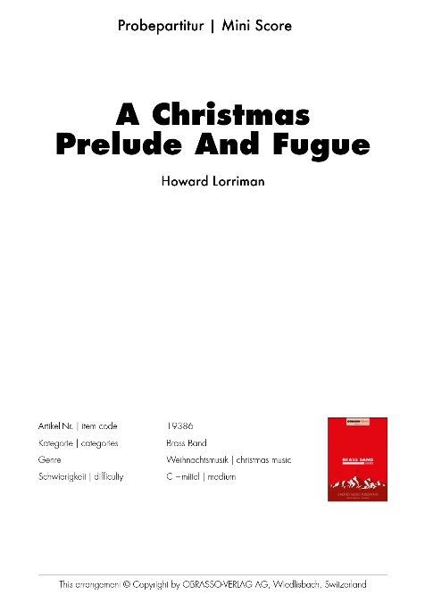 A Christmas Prelude And Fuge - hier klicken