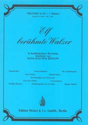 11 berühmte Walzer, Es-Instr - hier klicken 11 berühmte Walzer, Es-Instr - hier klicken