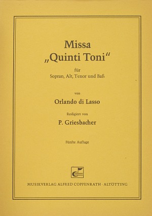 Missa Quinti Toni - hier klicken Missa Quinti Toni - hier klicken