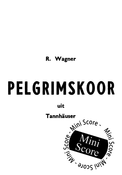 Pelgrimskoor aus 'Tannhuser' - hier klicken