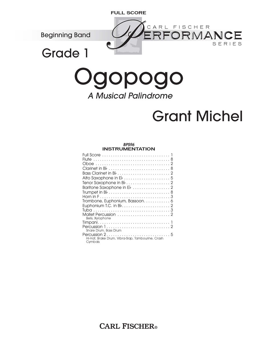 Ogopogo (A Musical Palindrome) - hier klicken