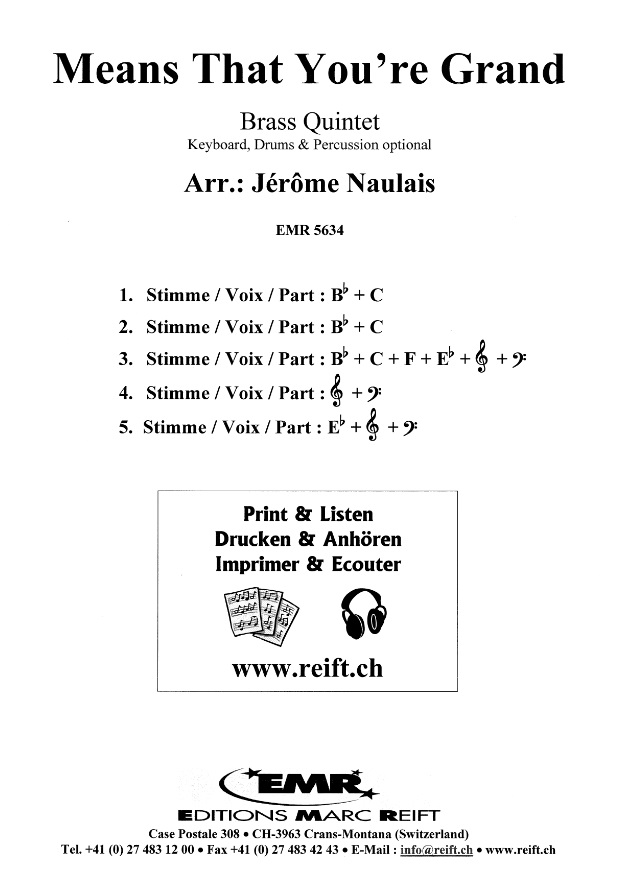 Means That You're Grand (Bei Mir Bist Du Sch�n) - hier klicken