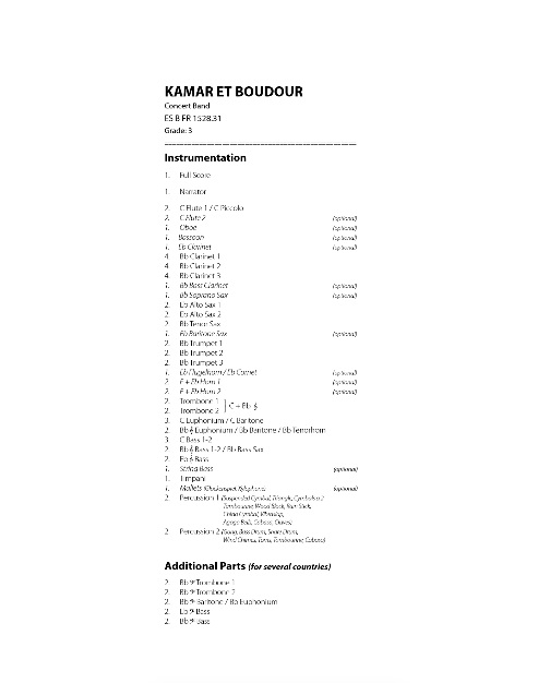 Kamar et Boudour ('Les mille et une nuits') - hier klicken