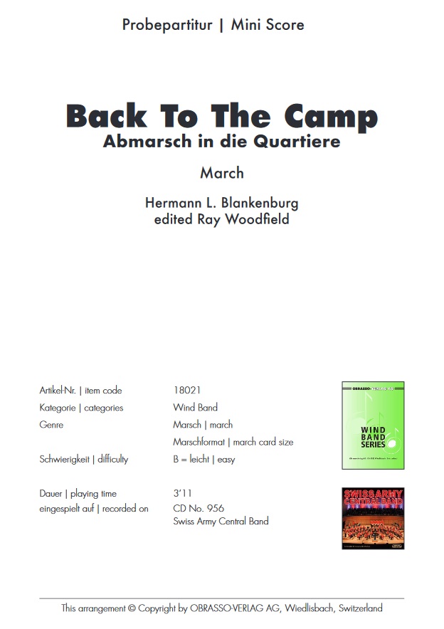 Back to the Camp (Abmarsch in die Quartiere) - hier klicken