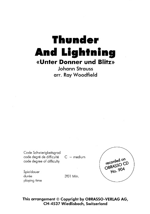 Thunder and Lightning (Unter Donner und Blitz) - hier klicken