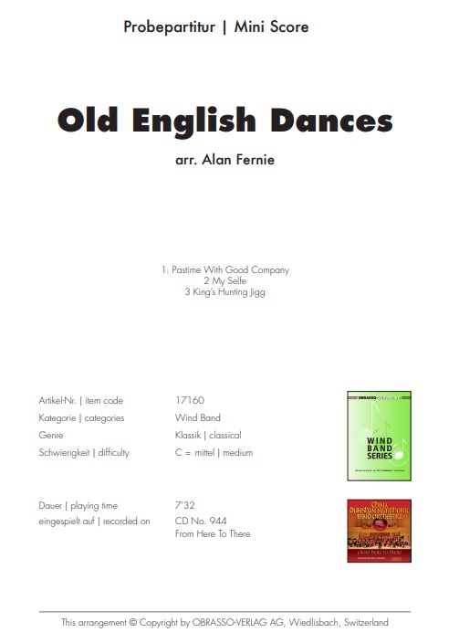 Old English Dances - hier klicken