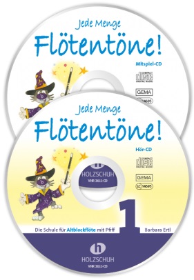 Jede Menge Fltentne! Altblockflte #1 (2 CDs ohne Buch) - hier klicken