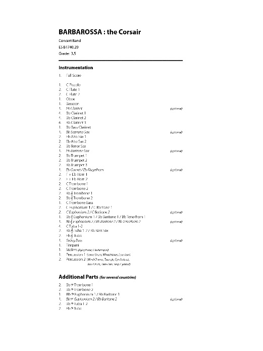 Barbarossa: The Corsair - hier klicken