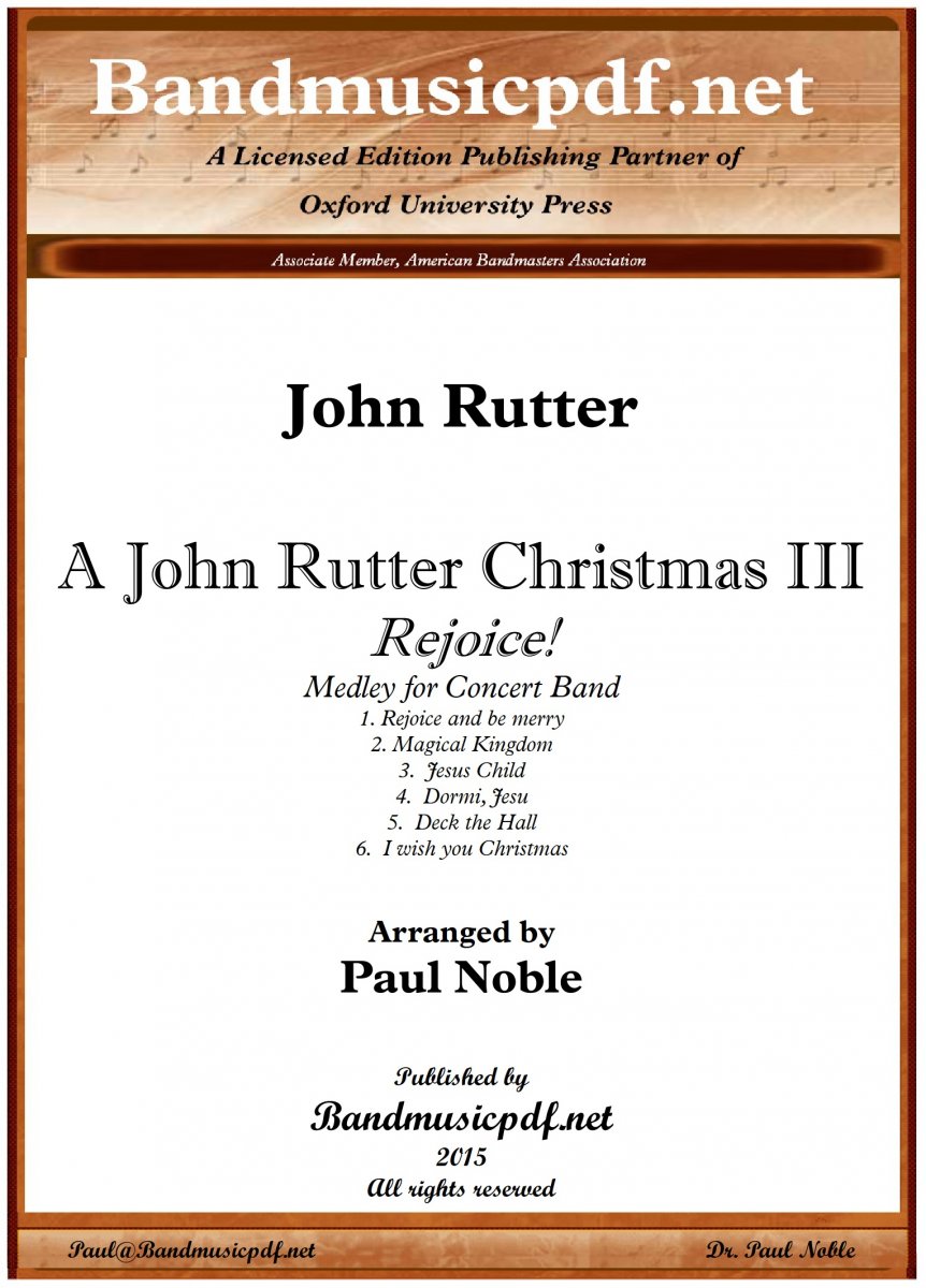 A John Rutter Christmas #3 - Rejoice! - hier klicken
