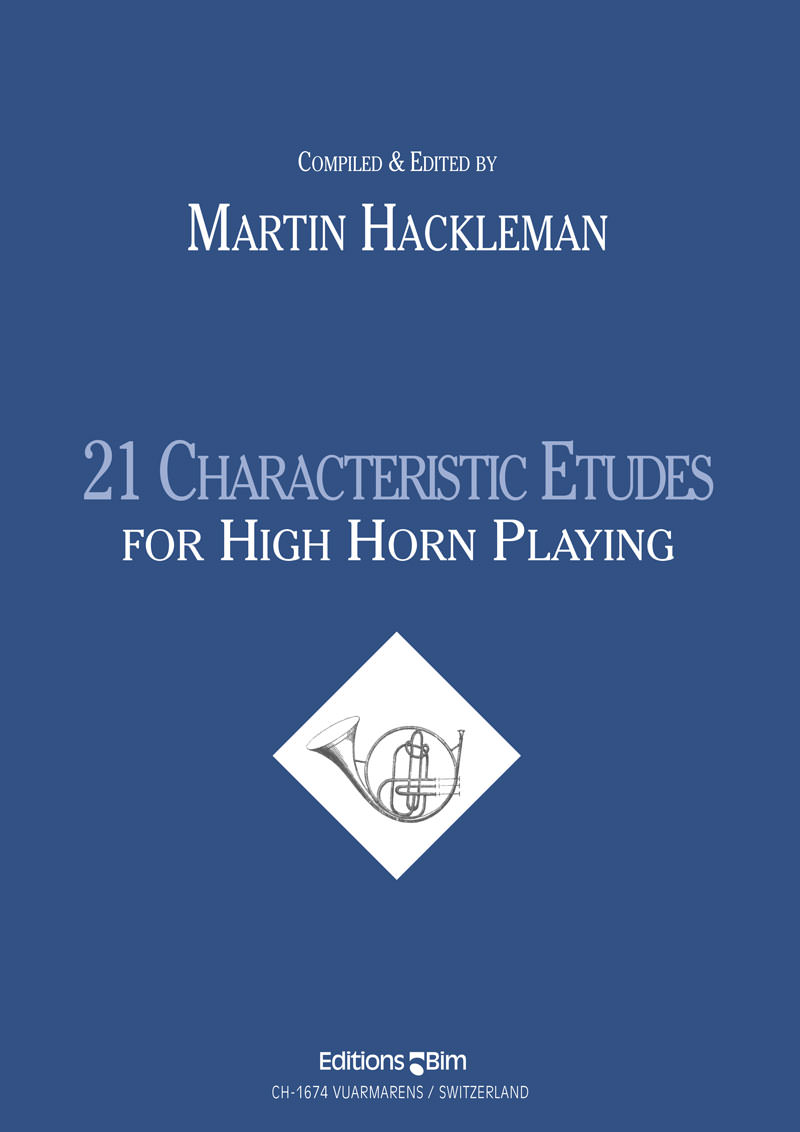 21 Characteristic Etudes for High Horn Playing - hier klicken