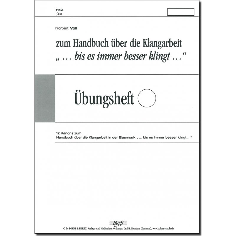 bungsheft B (bis es immer besser klingt) - hacer clic aqu