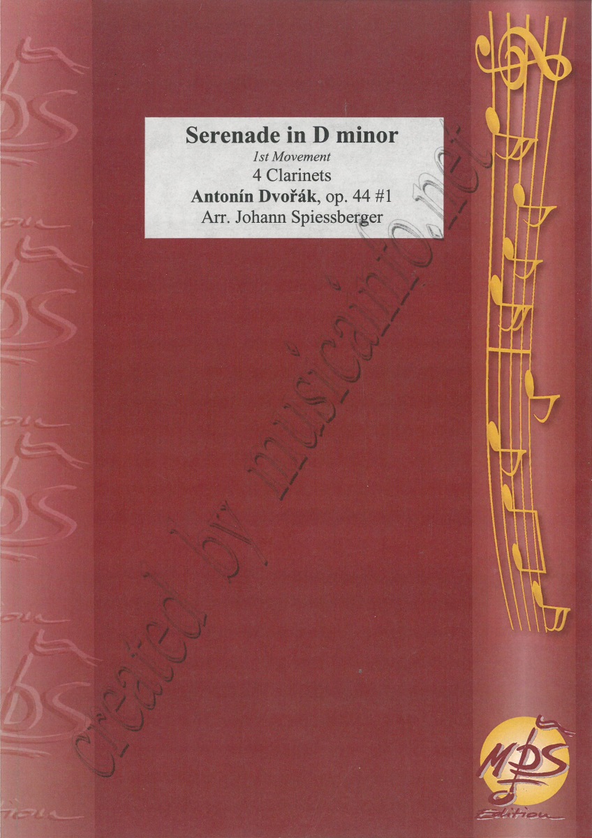 Serenade in D minor/d-Moll, 1st Mvt./1. Satz - hier klicken