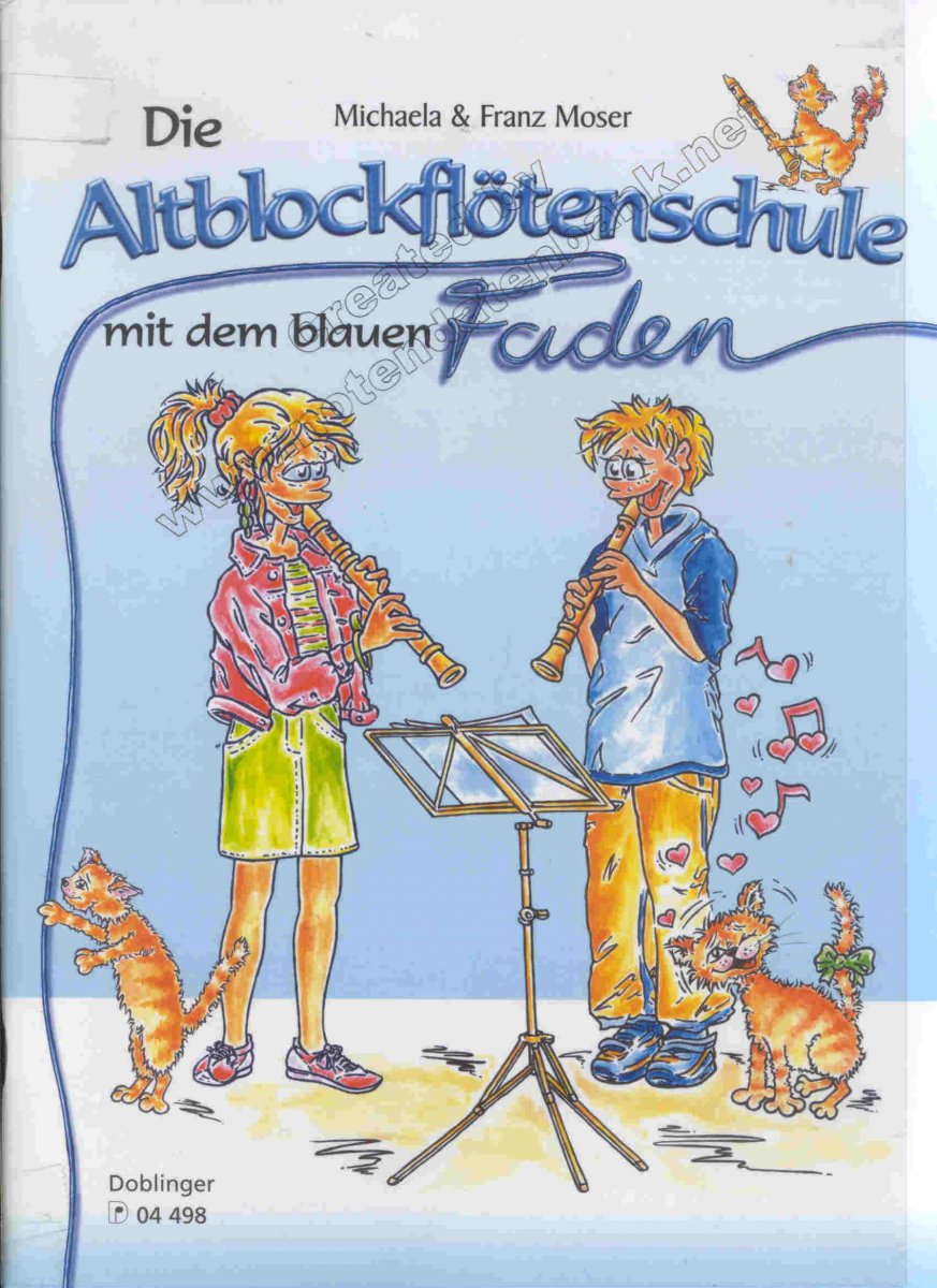 Altblockfltenschule mit dem blauen Faden, Die - hier klicken