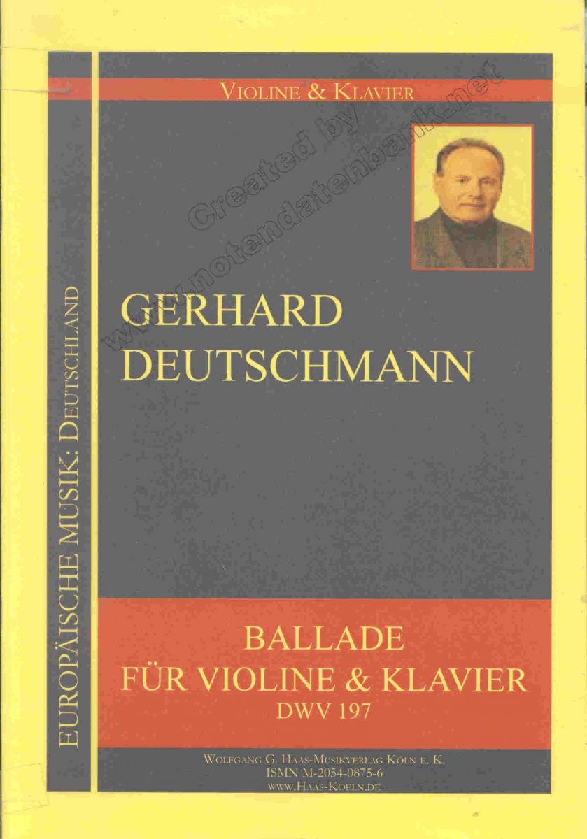 Ballade f�r Violone und Klavier - hier klicken