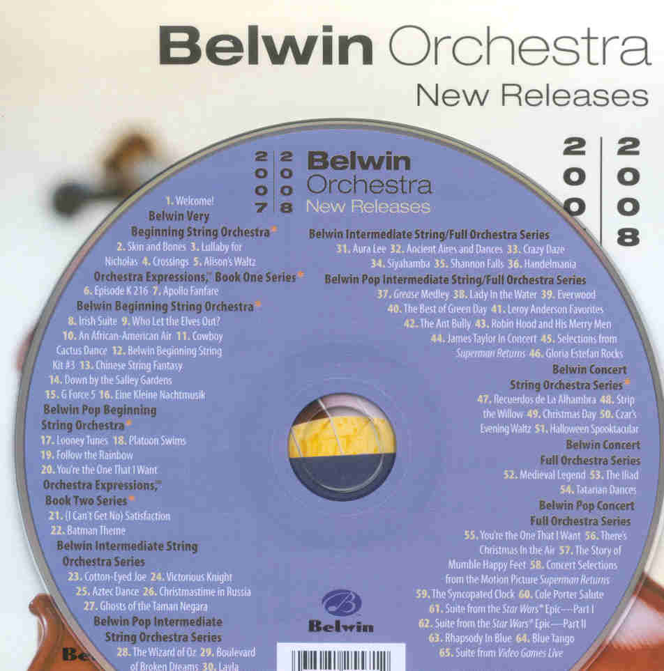 Belwin 2007-2008 - Orchestra New Releases - hier klicken