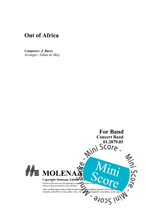 Out of Africa (Maintheme from the Movie) - hier klicken