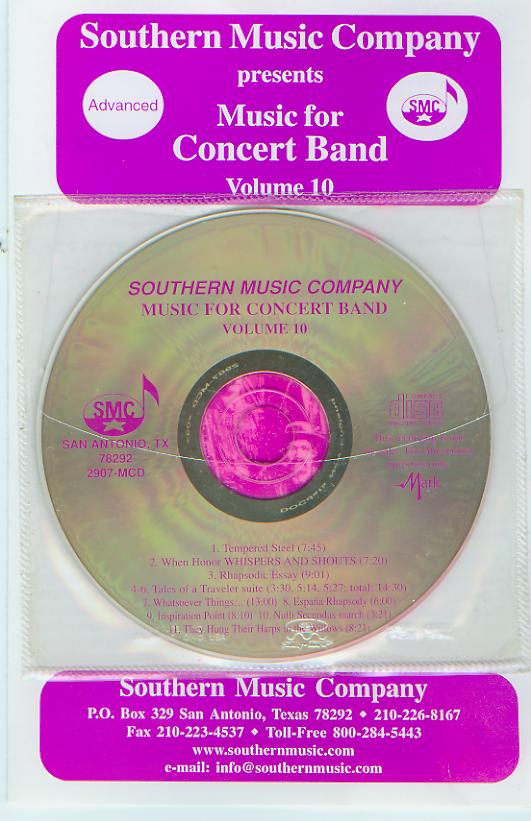 Southern Music Company #10 Music for Concert Band - hier klicken Southern Music Company #10 Music for Concert Band - hier klicken