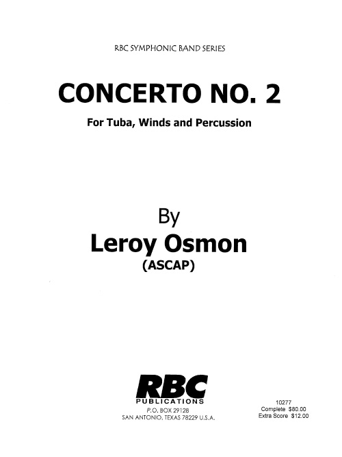Concerto #2 for Tuba, Winds and Percussion - hier klicken