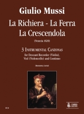 La Richiera, La Ferra, La Crescendola. 3 Instrumental Canzonas - hier klicken