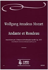 Andante et Rondeau transcribed for 2 Guitars by Ferdinando Carulli - hier klicken