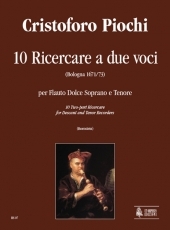 10 two-part Ricercare for Descant and Tenor Recorders - hier klicken