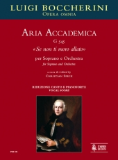 Aria Accademica G 545 Se non ti moro allato for Soprano and Orchestra - hier klicken