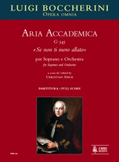 Aria Accademica G 545 Se non ti moro allato for Soprano and Orchestra - hier klicken