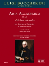 Aria Accademica G 556 �Mi dona, mi rende� for Soprano and Orchestra - hier klicken