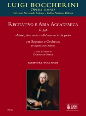 Recitativo e Aria accademica G 548 �Misera, dove son!� � �Ah! non son io che parlo� for Soprano and Orchestra - hier klicken