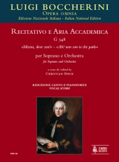 Recitativo e Aria accademica G 548 �Misera, dove son!� � �Ah! non son io che parlo� for Soprano and Orchestra - hier klicken