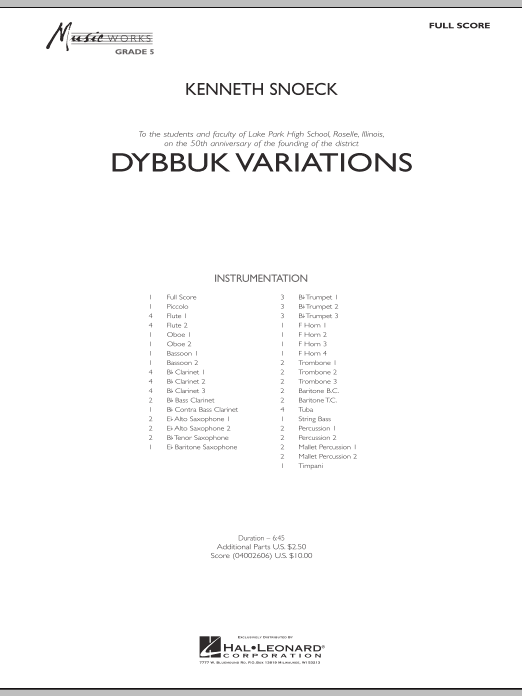Dybbuk Variations - hier klicken