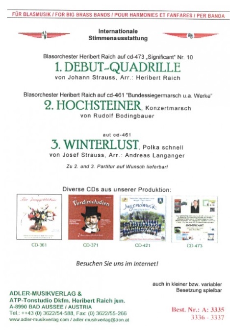 Debut-Quadrille - hier klicken Debut-Quadrille - hier klicken