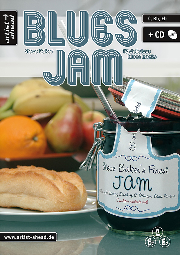 Blues Jam - 17 blues tracks for instruments in C/Bb/Es - hier klicken