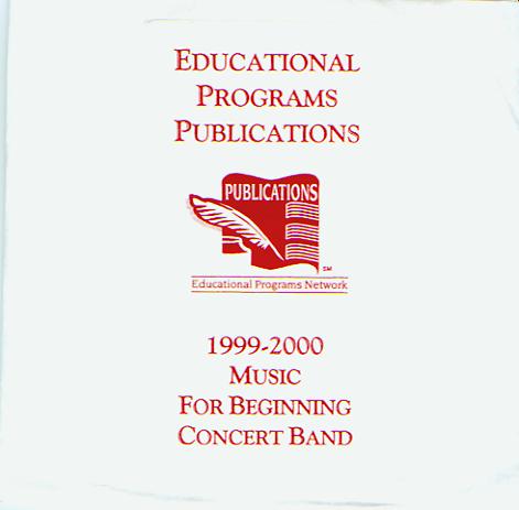 EPP 1999-2000 Music for Beginning Concert Band - hier klicken EPP 1999-2000 Music for Beginning Concert Band - hier klicken
