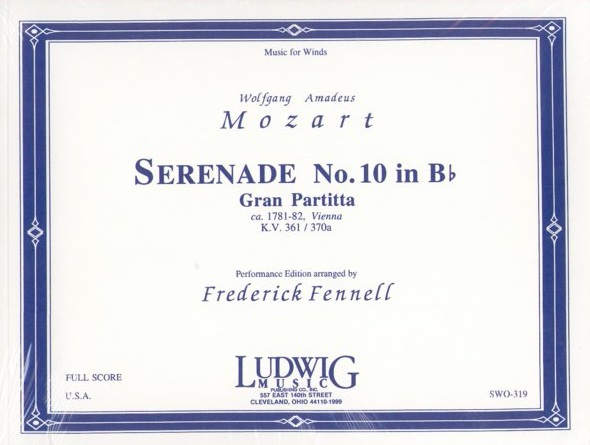 Serenade #10 in B-flat (Gran Partita) - hier klicken
