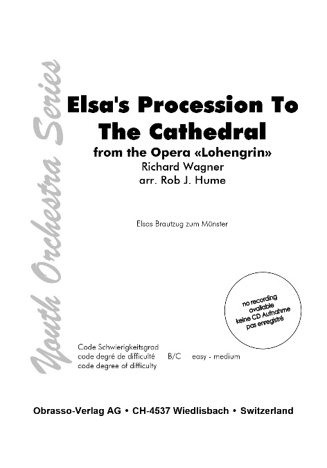 Elsa's Procession To The Cathedral (from 'Lohengrin') - hier klicken