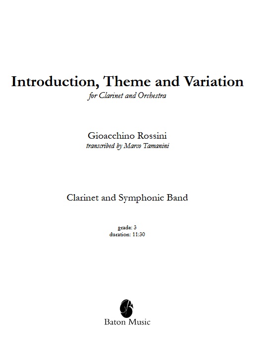 Introduction, Theme and Variations - hier klicken