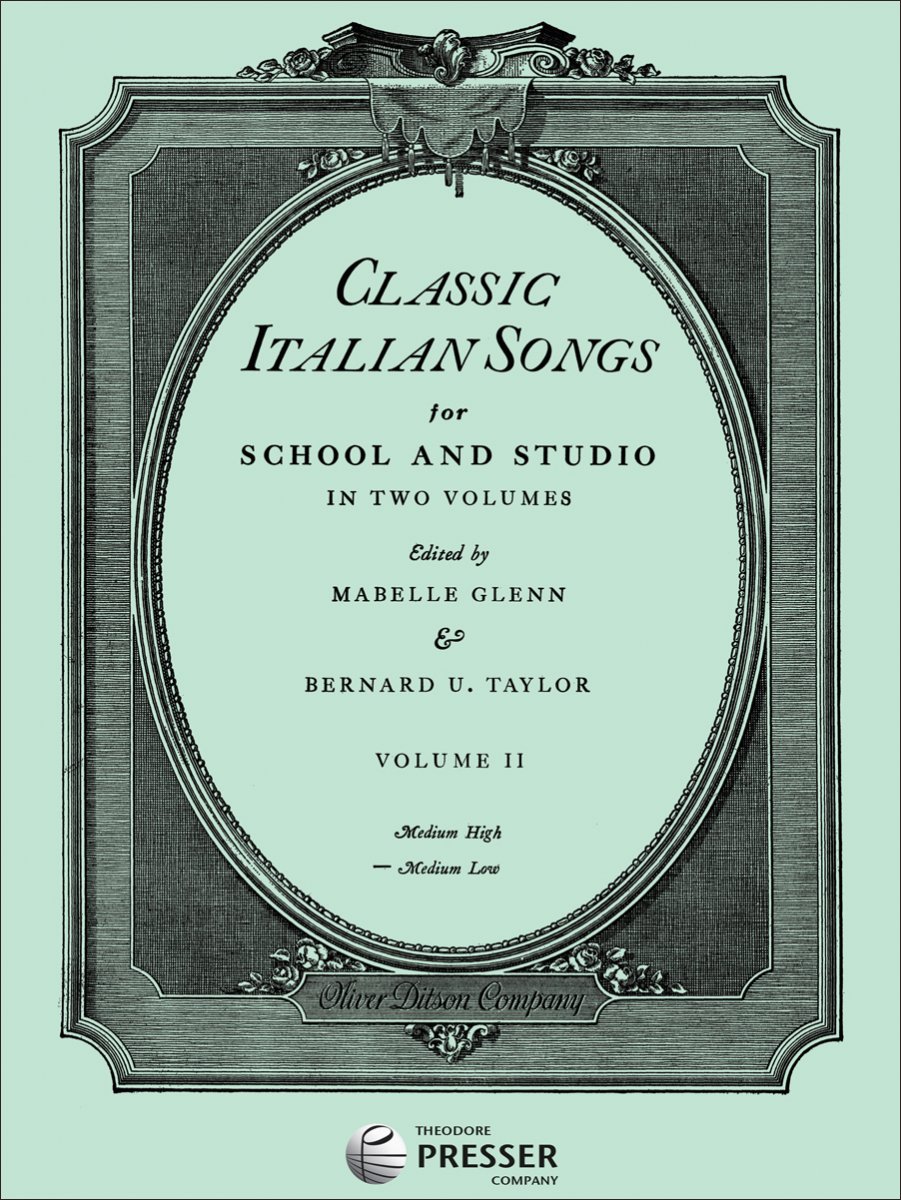 Classic Italian Songs (Volume II Medium Low) - hier klicken