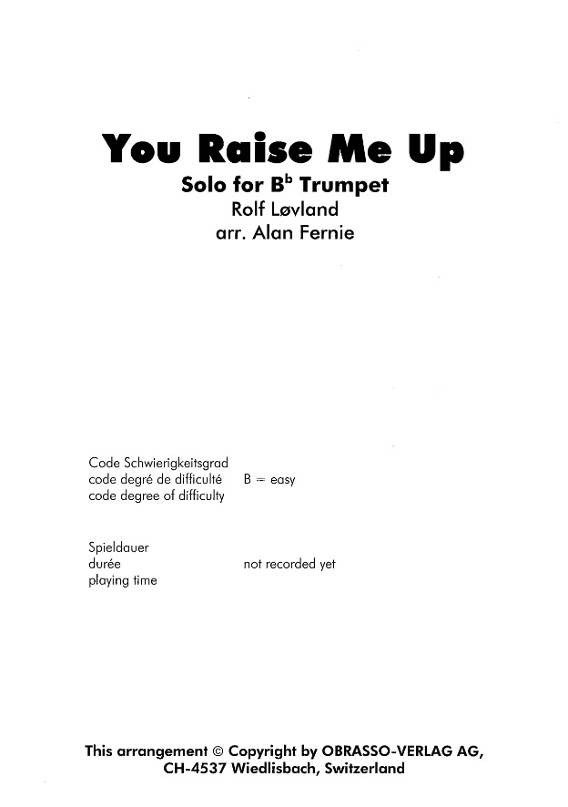 You Raise Me Up - hier klicken