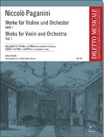 Werke für Violine und Orchester Band 1, in Normalstimmung (Paganini) - hier klicken Werke für Violine und Orchester Band 1, in Normalstimmung (Paganini) - hier klicken