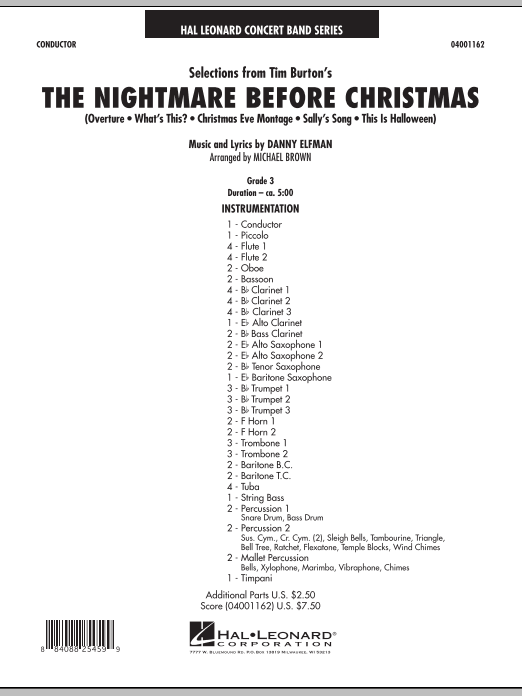 Selections from 'The Nightmare Before Christmas' - hier klicken