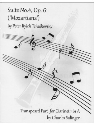 Suite #4, Mozartiana (transposed part for Clarinet 1 in A) - hier klicken Suite #4, Mozartiana (transposed part for Clarinet 1 in A) - hier klicken