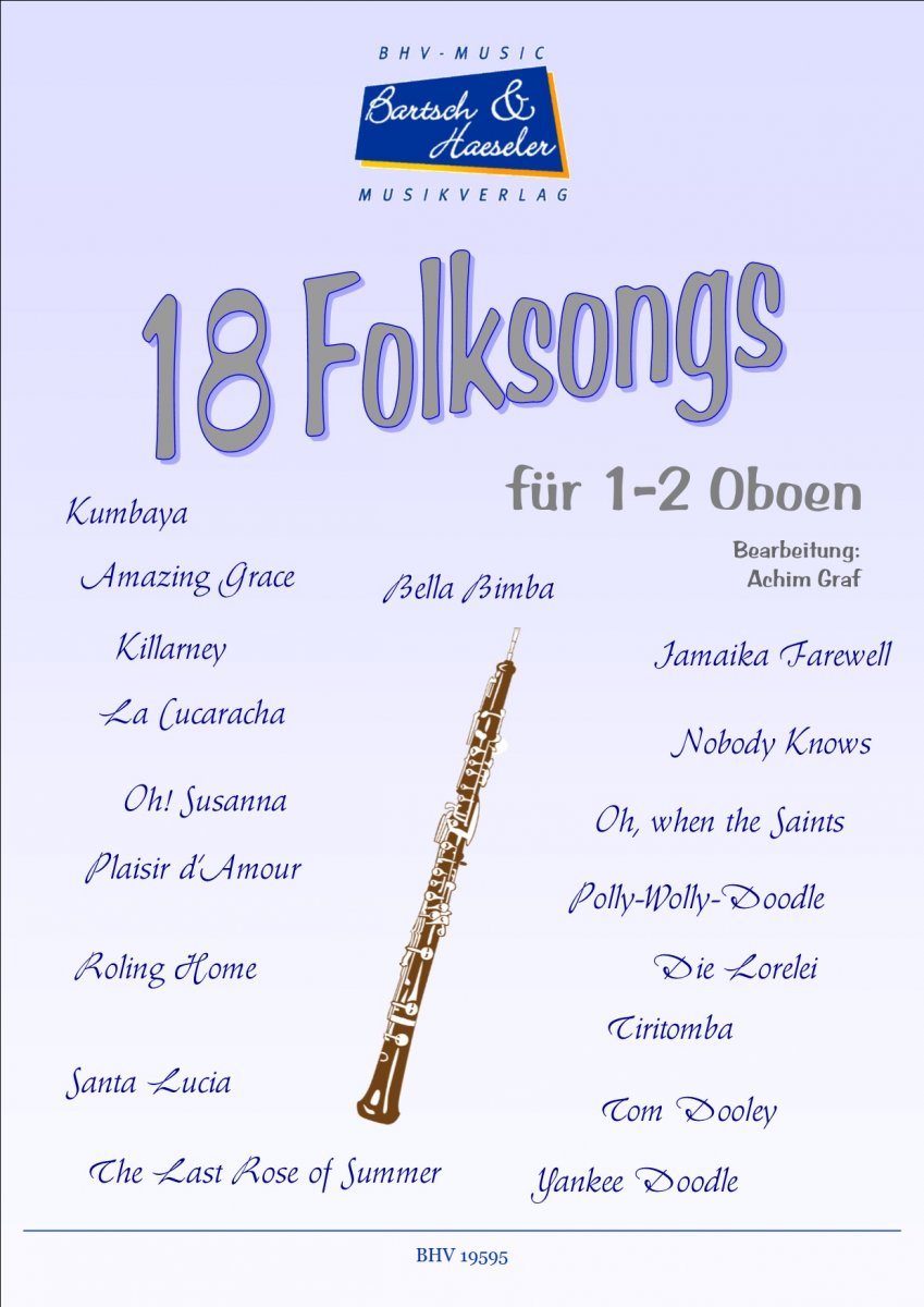 18 Folksongs (Oboe) - hier klicken