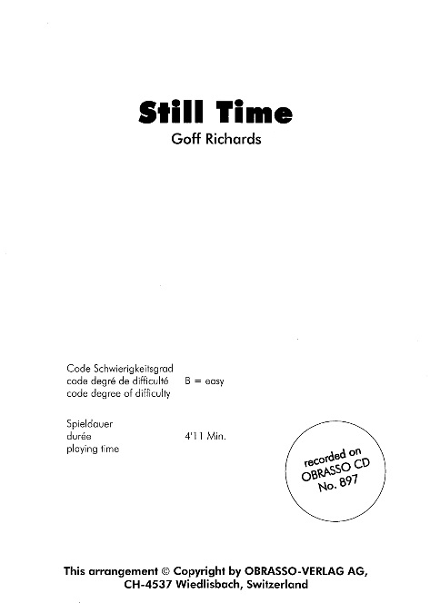 Still Time - hier klicken